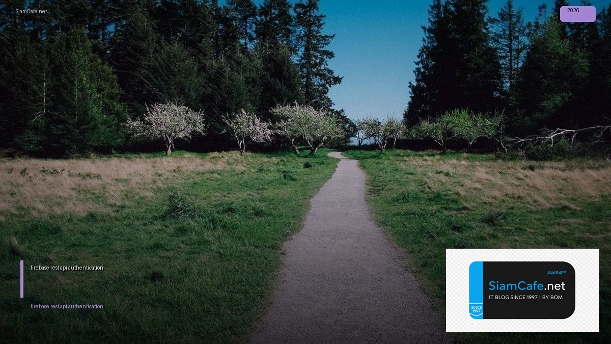 firebase rest api authentication