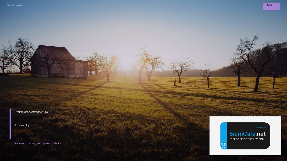 fivetran connector greenops sustainability