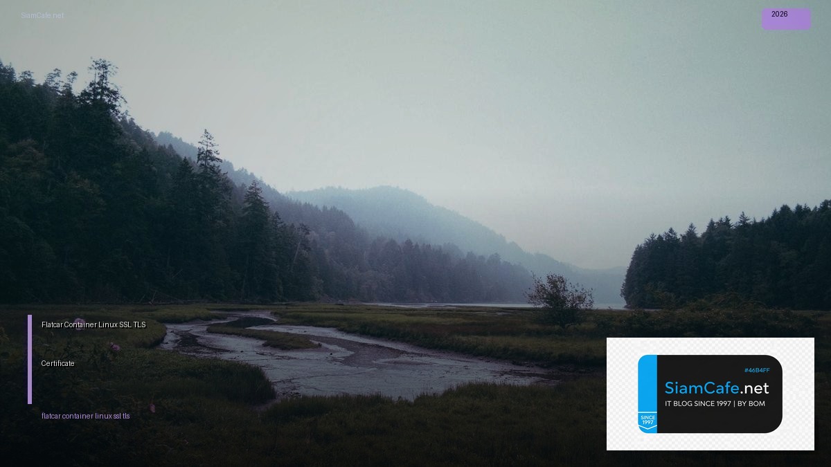 flatcar container linux ssl tls certificate