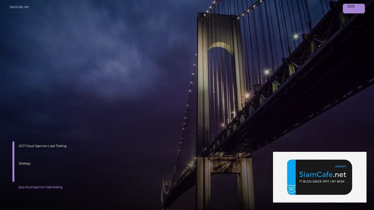 gcp cloud spanner load testing strategy