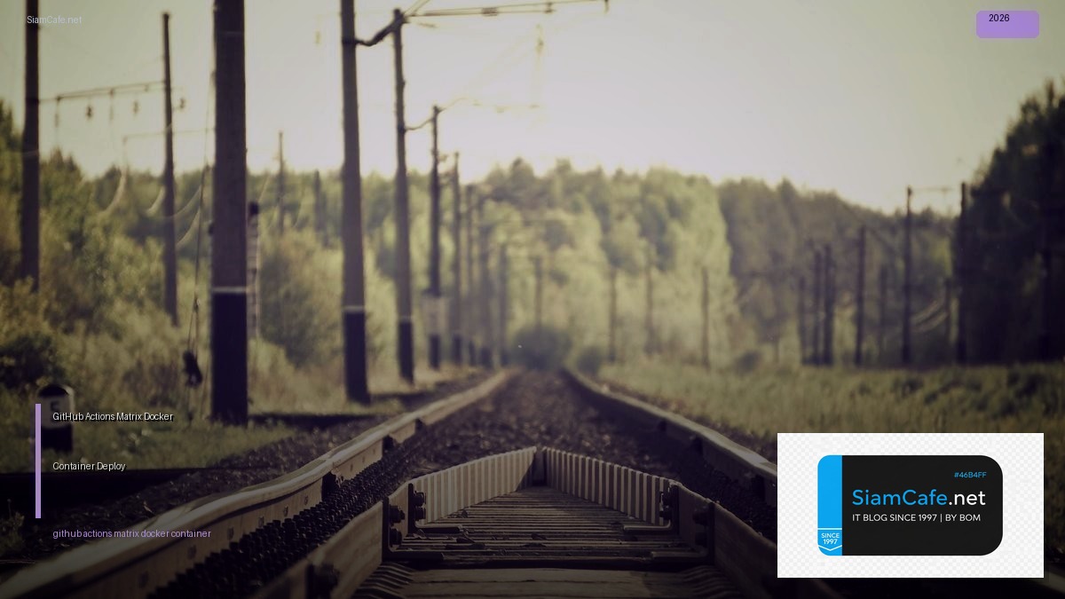 github actions matrix docker container deploy