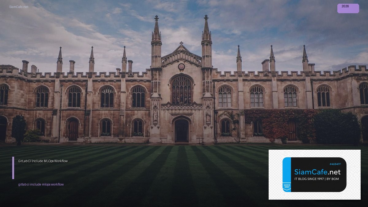 gitlab ci include mlops workflow