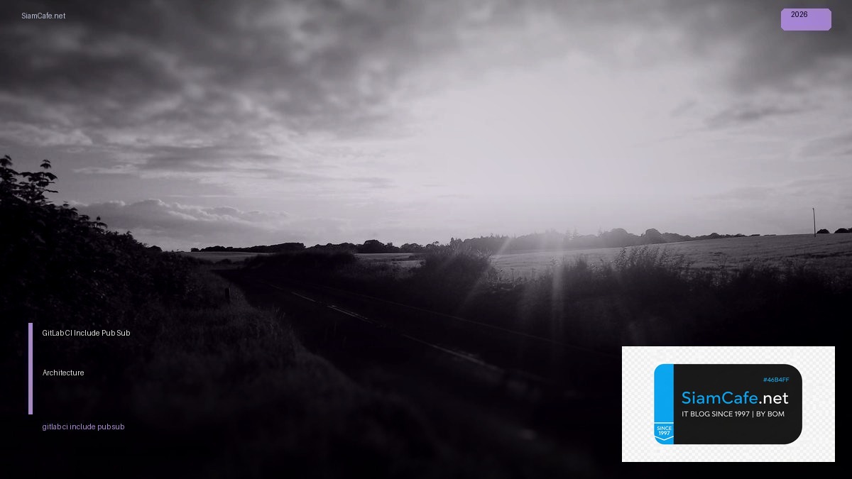 gitlab ci include pub sub architecture