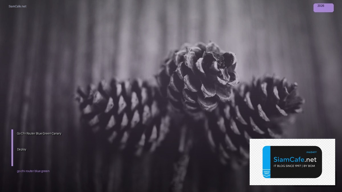 go chi router blue green canary deploy