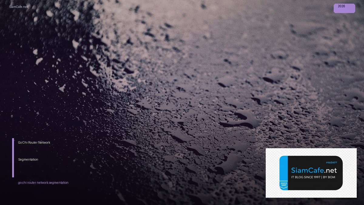 go chi router network segmentation