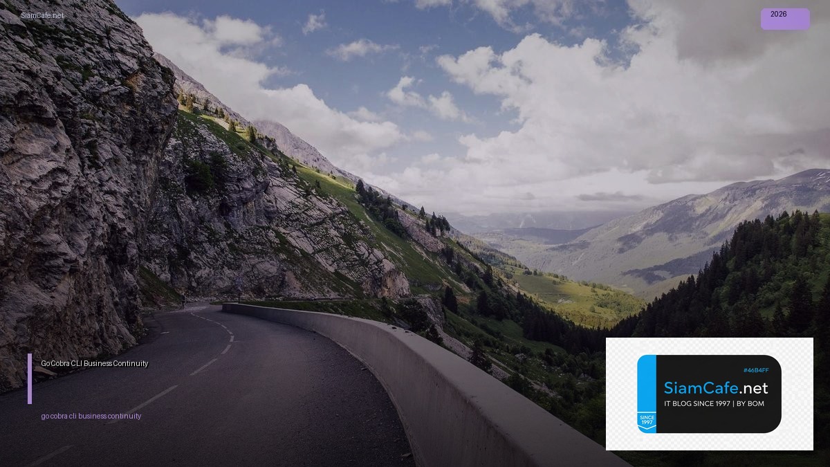 go cobra cli business continuity