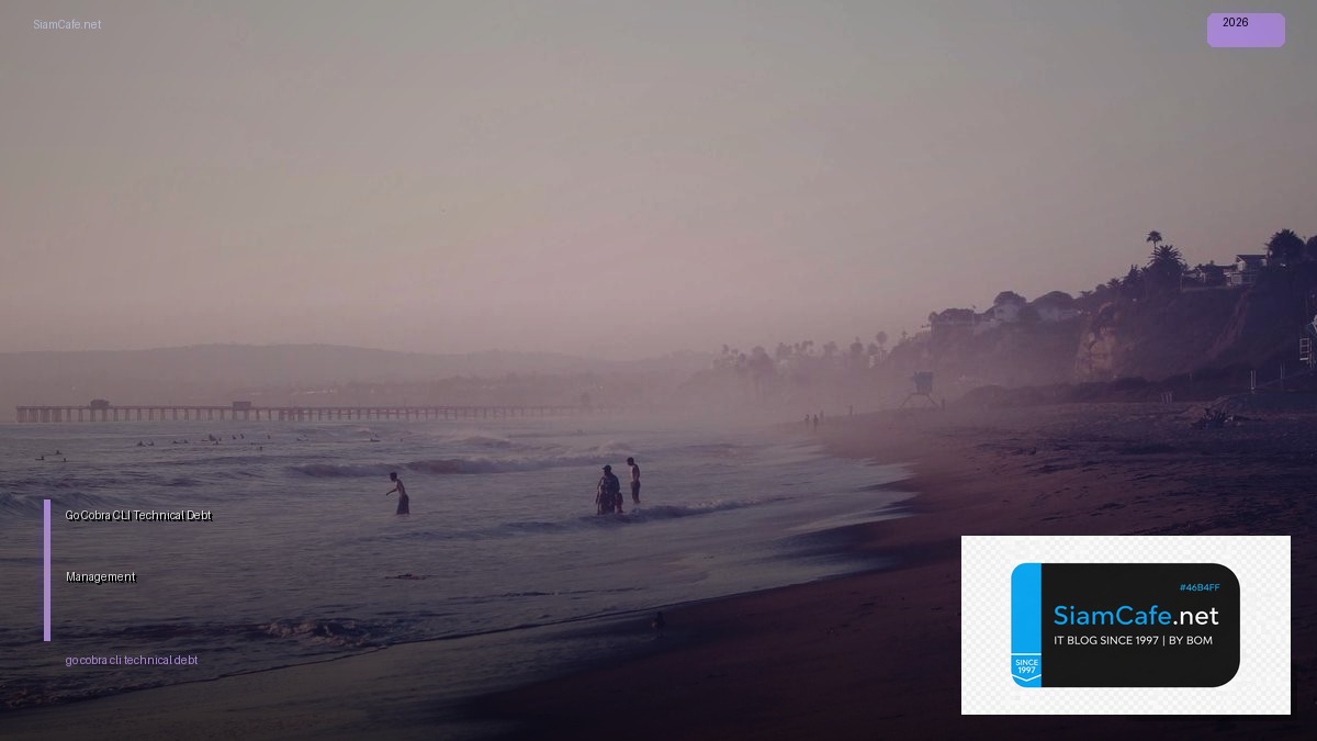 go cobra cli technical debt management