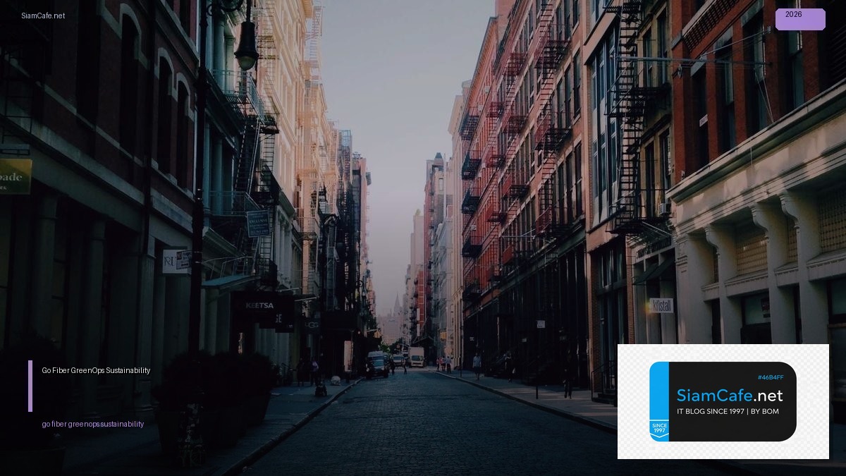 go fiber greenops sustainability