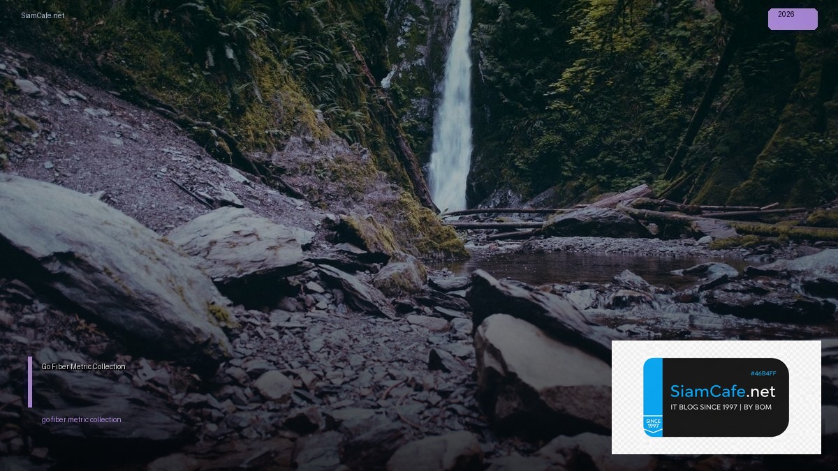 Go Fiber Metric Collection — คู่มือฉบับสมบูรณ์ 2026 | SiamCafe Blog