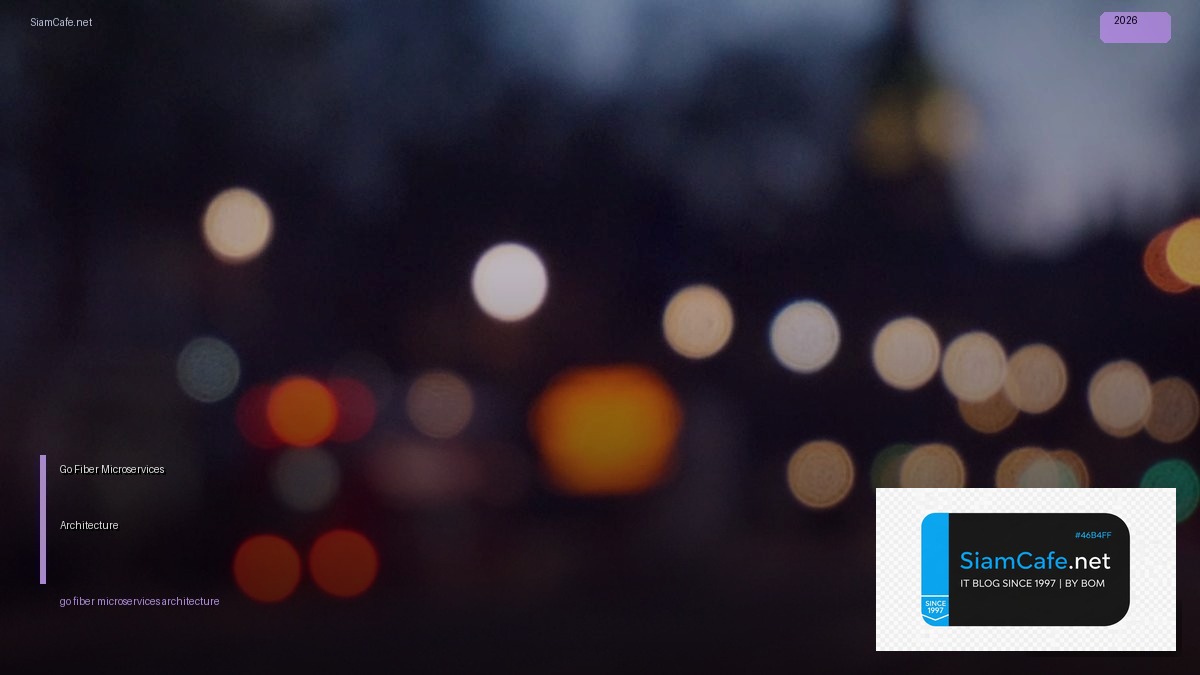 go fiber microservices architecture