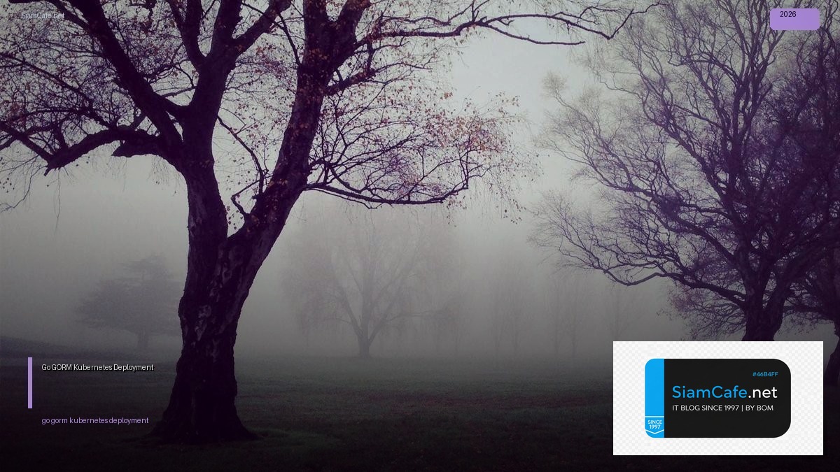 go gorm kubernetes deployment