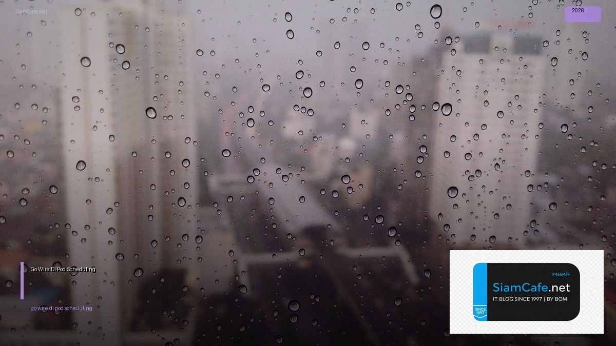 go wire di pod scheduling