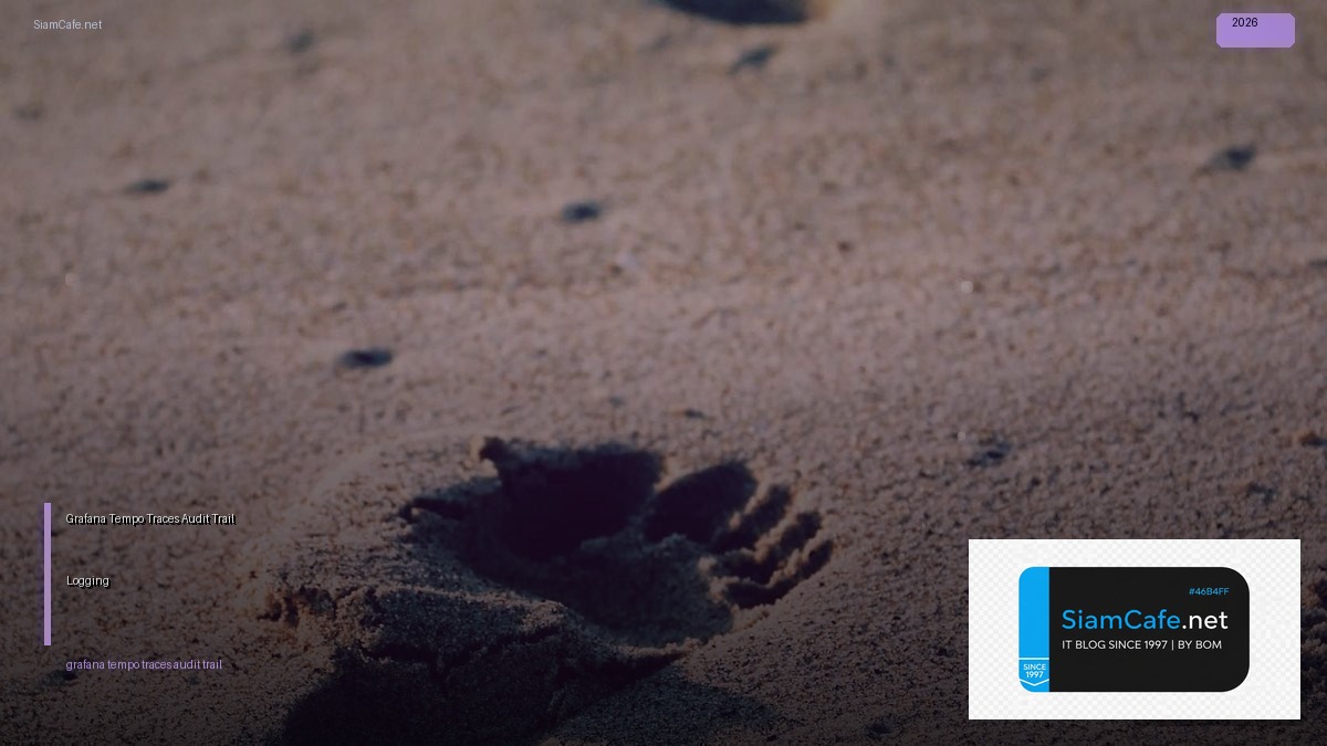 grafana tempo traces audit trail logging