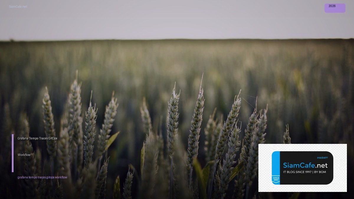 grafana tempo traces gitops workflow