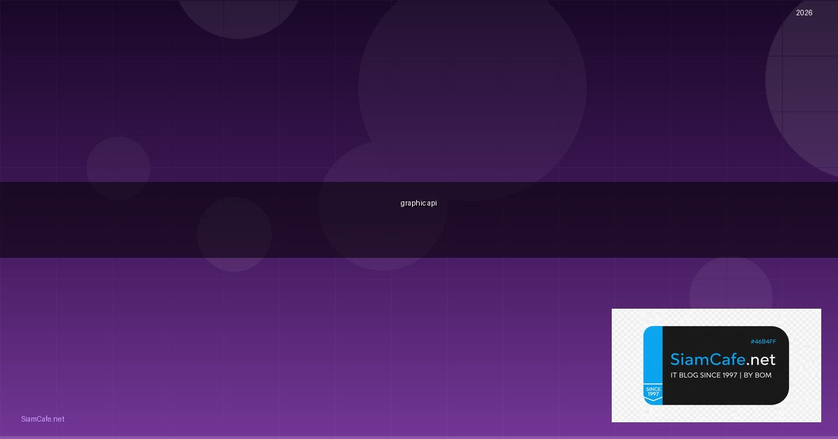 graphic api คือ — คู่มือฉบับสมบูรณ์ 2026 | SiamCafe Blog