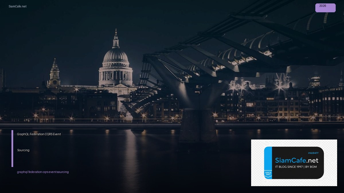 GraphQL Federation CQRS Event Sourcing — คู่มือฉบับสมบูรณ์ 2026 | SiamCafe Blog