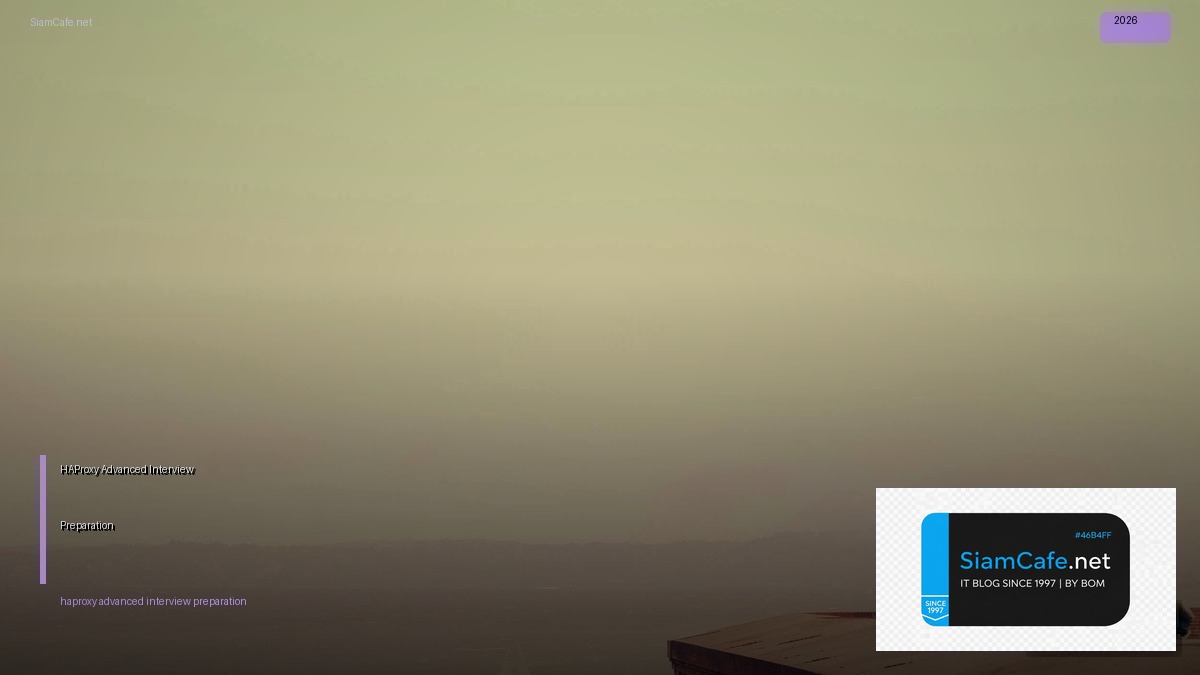 haproxy advanced interview preparation