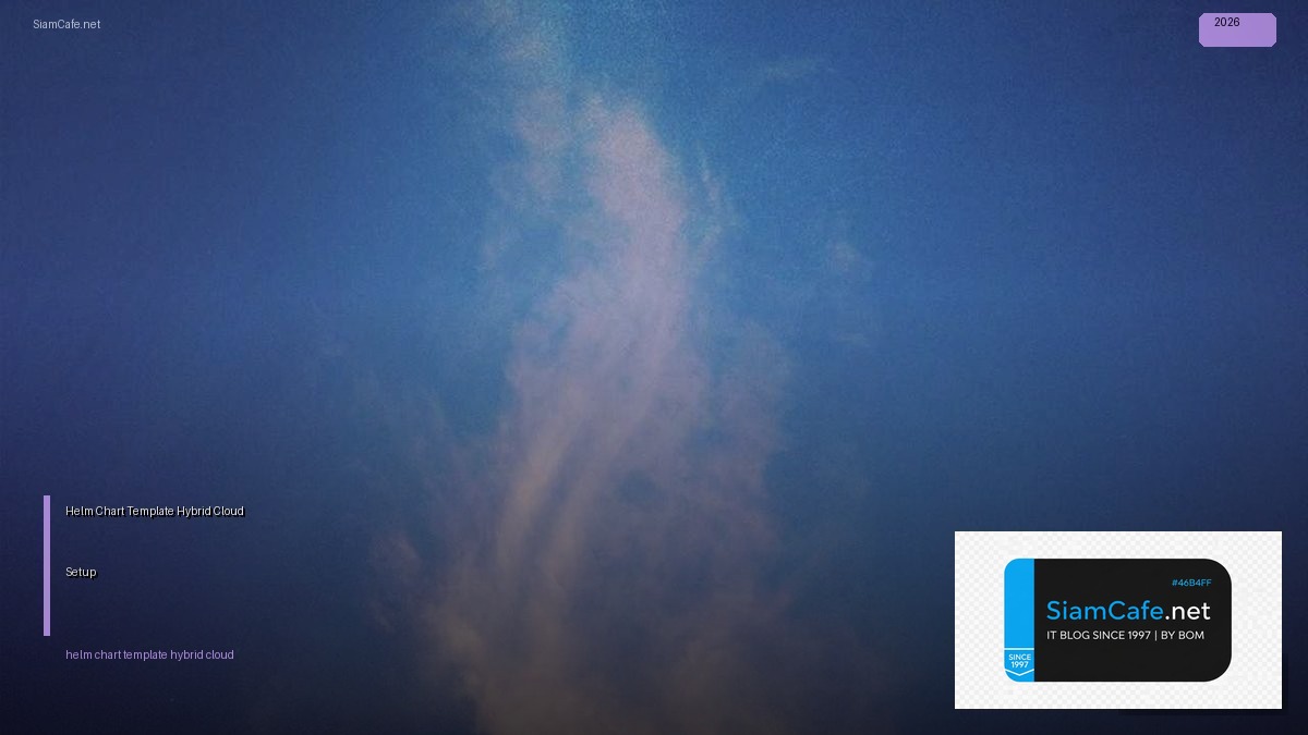 helm chart template hybrid cloud setup