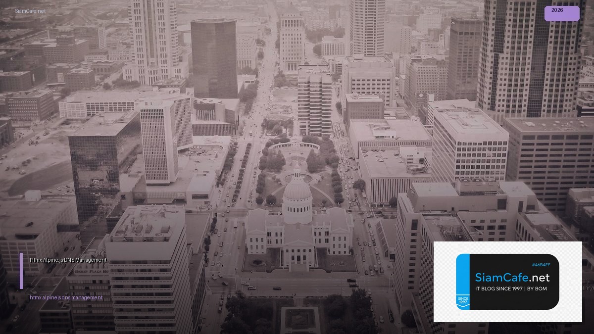 htmx alpinejs dns management