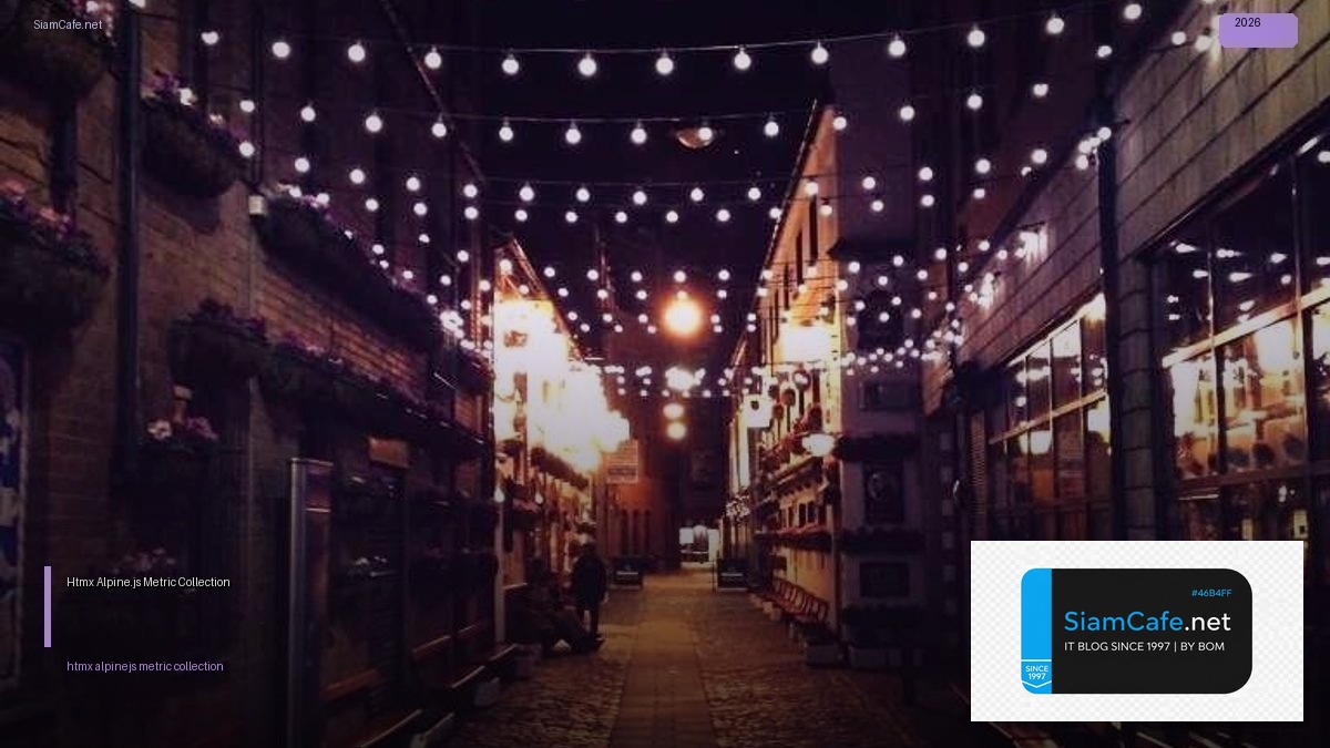 htmx alpinejs metric collection