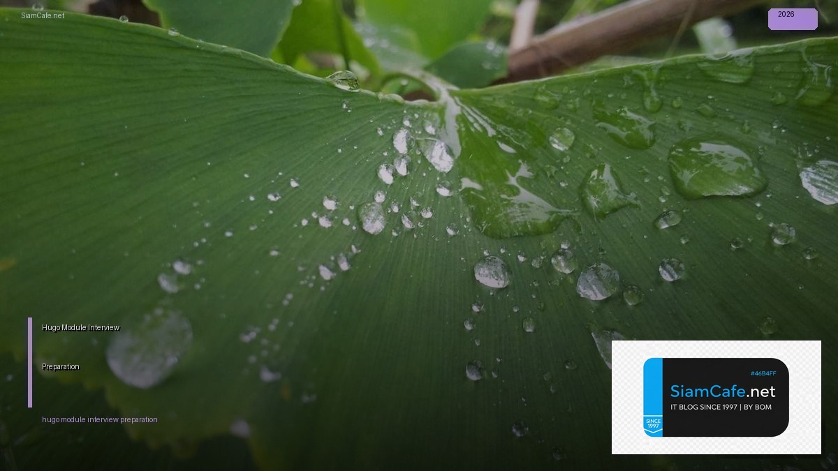 hugo module interview preparation