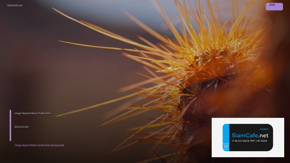 image segmentation production setup guide