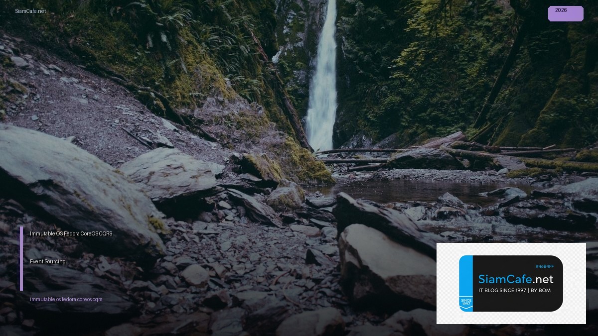 immutable os fedora coreos cqrs event sourcing