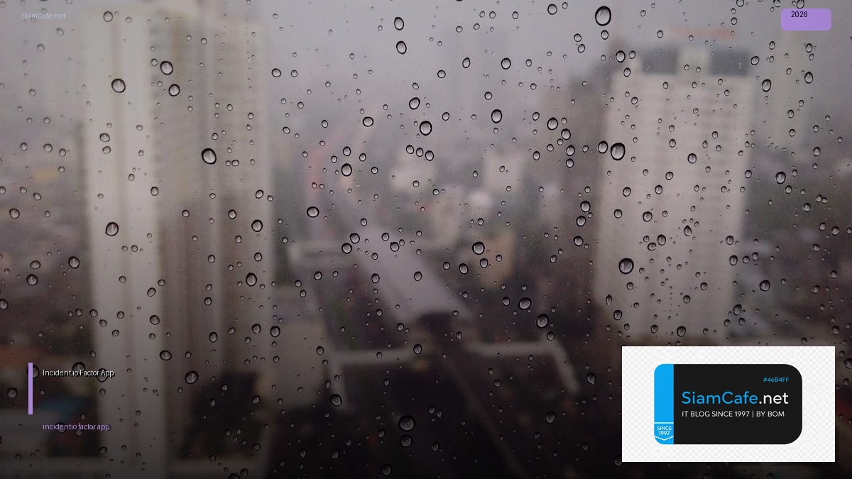 Incident.io 12 Factor App | SiamCafe Blog