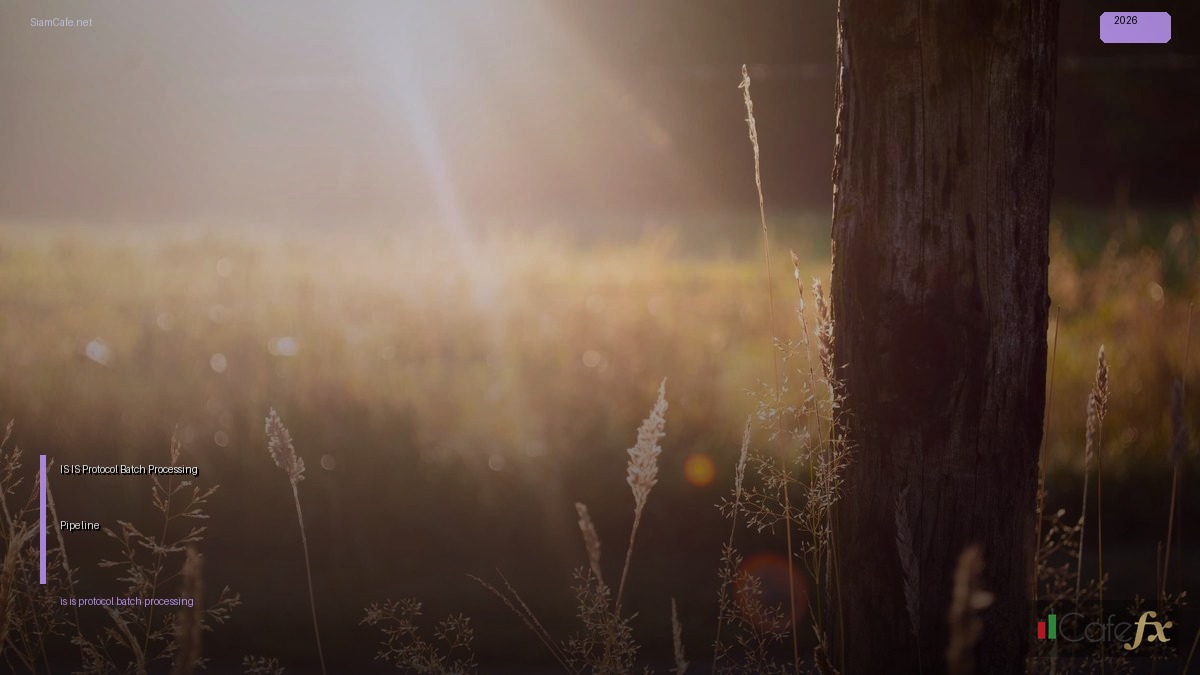 IS-IS Protocol Batch Processing Pipeline — วิธีตั้งค่าและใช้งานจริงพร้อมตัวอย่าง