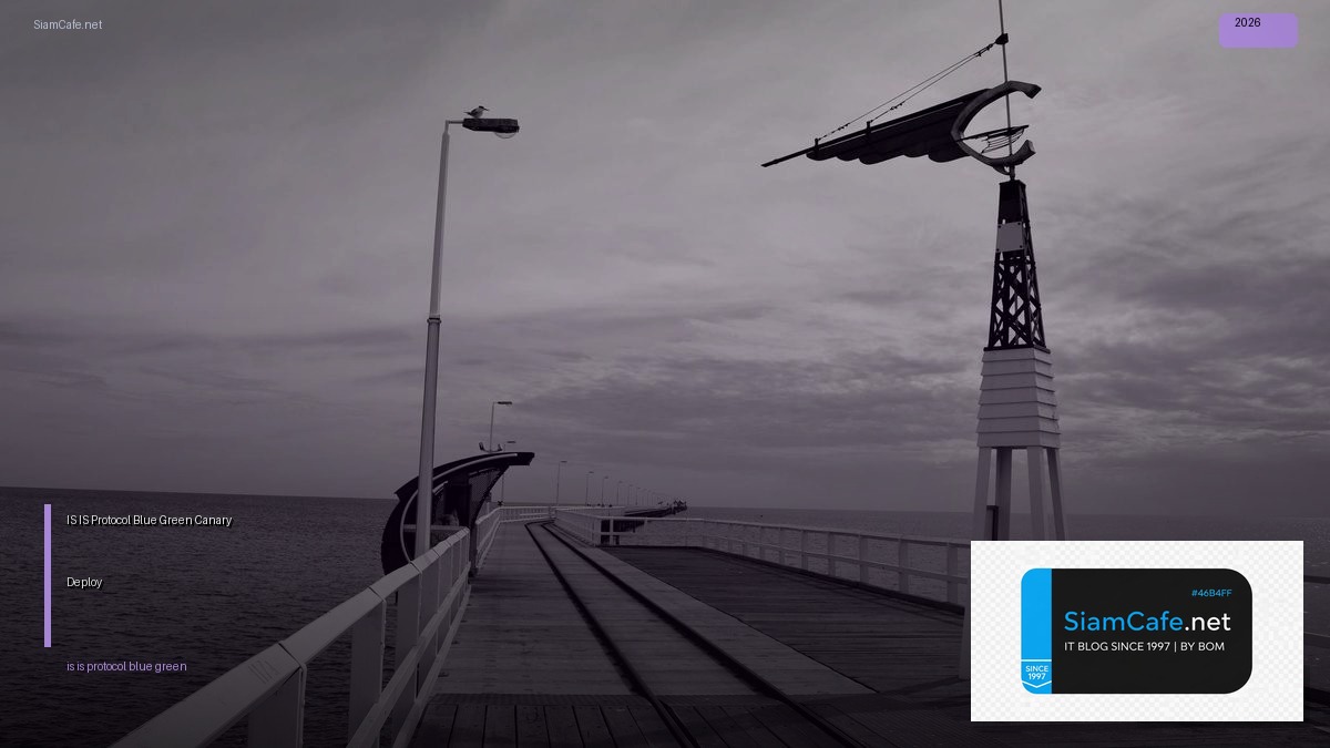 IS-IS Protocol Blue Green Canary Deploy — คู่มือฉบับสมบูรณ์ 2026 | SiamCafe Blog