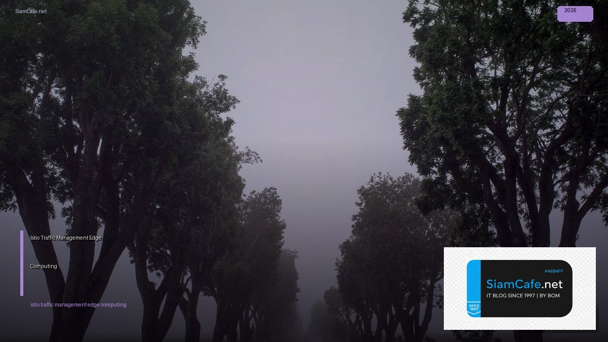 istio traffic management edge computing