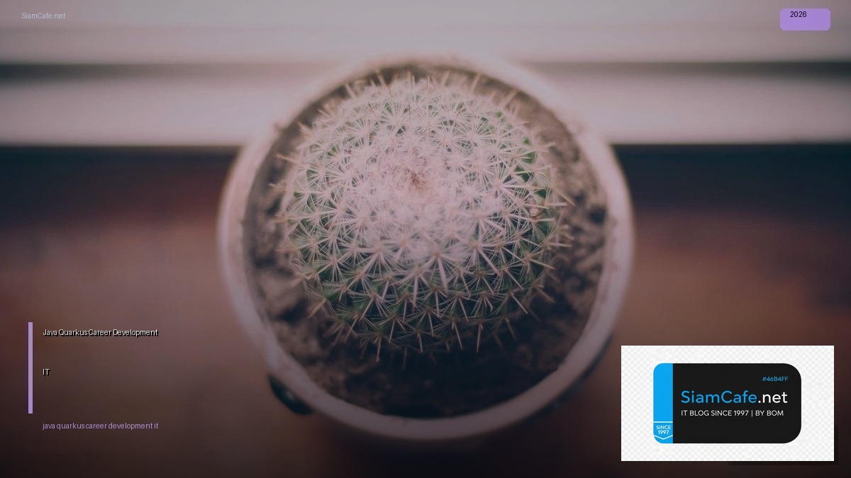 java quarkus career development it