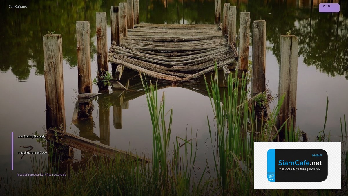 java spring security infrastructure as code