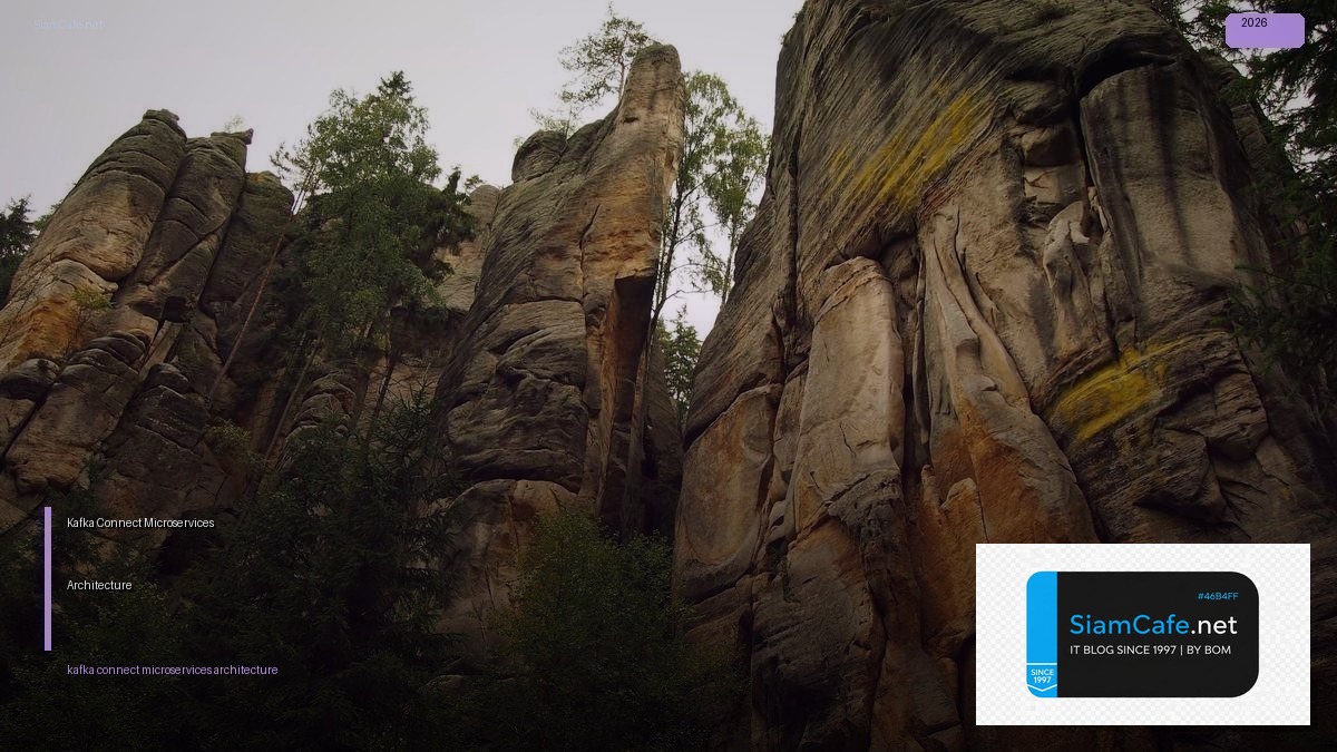 kafka connect microservices architecture