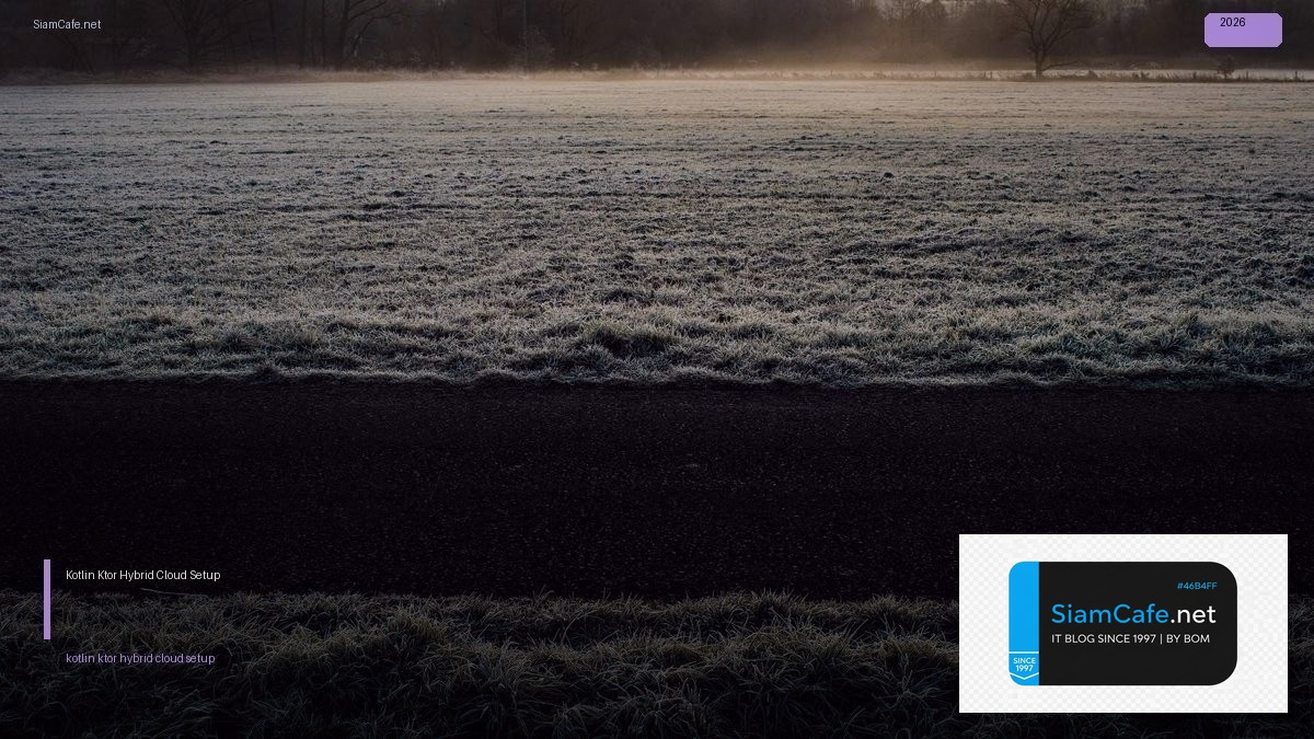 kotlin ktor hybrid cloud setup