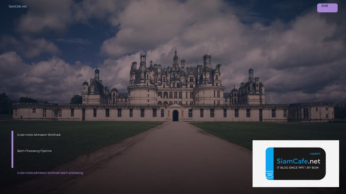 kubernetes admission webhook batch processing pipeline