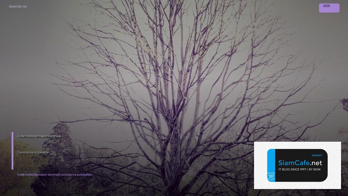 kubernetes admission webhook compliance automation