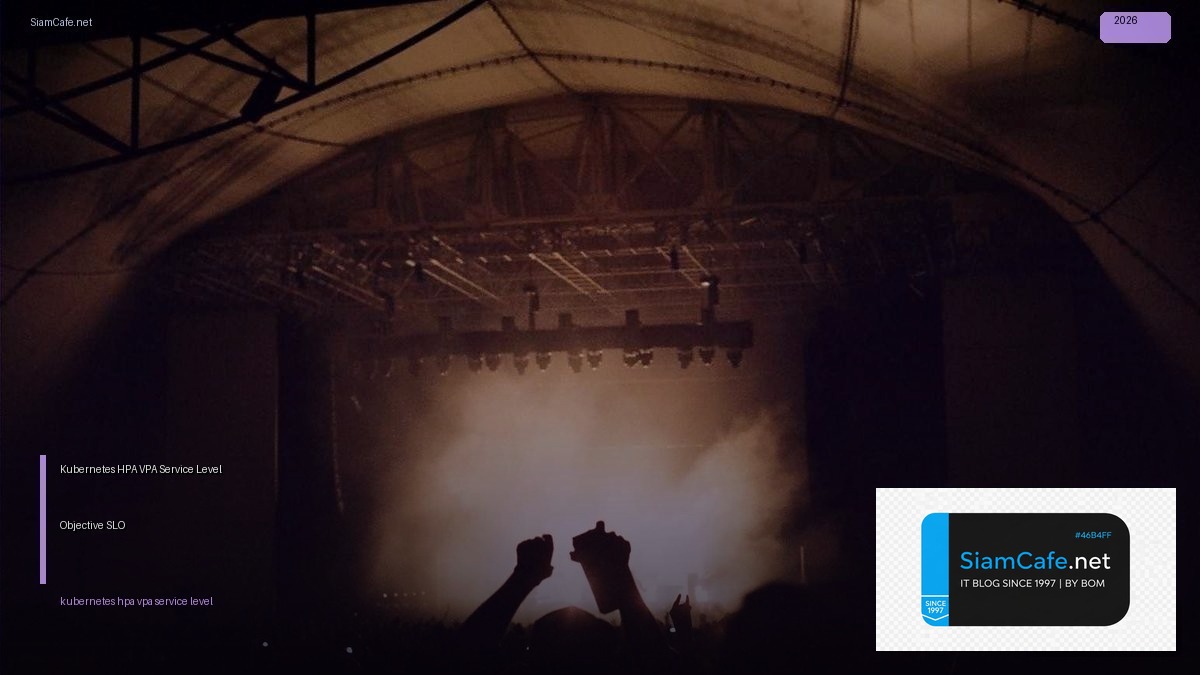 Kubernetes HPA VPA Service Level Objective SLO — คู่มือฉบับสมบูรณ์ 2026 | SiamCafe Blog
