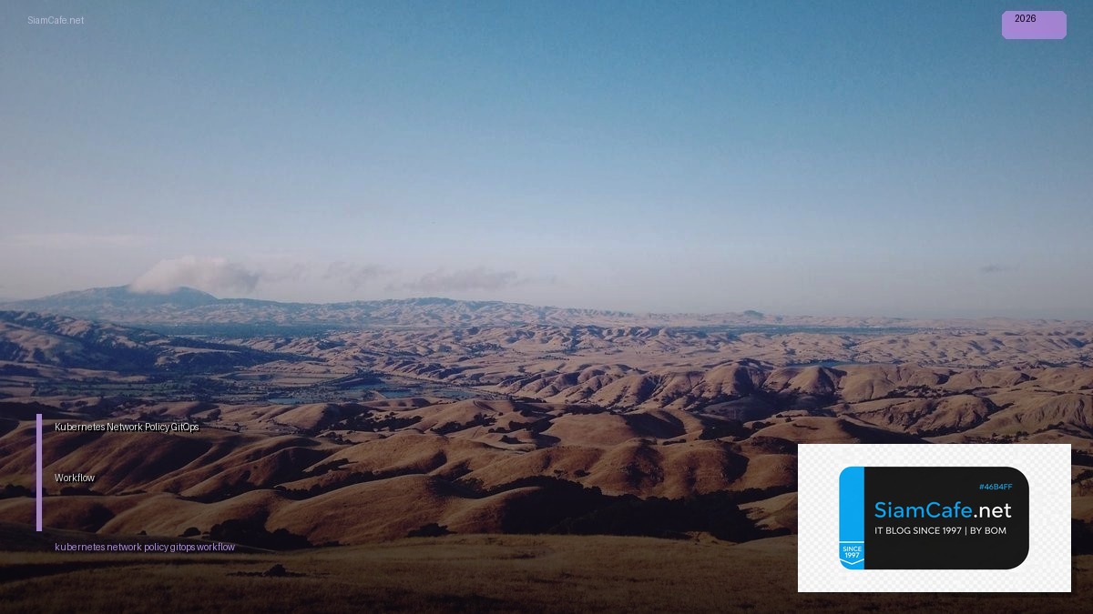 kubernetes network policy gitops workflow