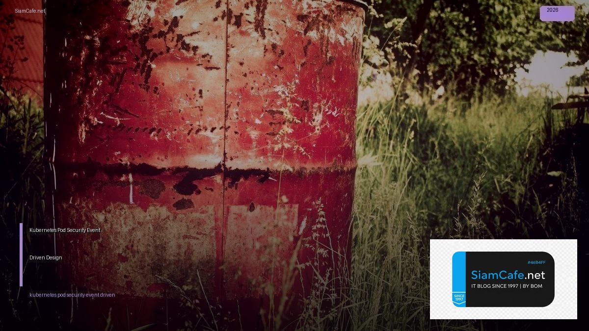 kubernetes pod security event driven design