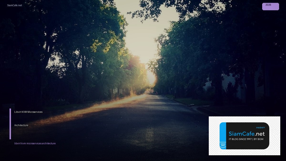 libvirt kvm microservices architecture