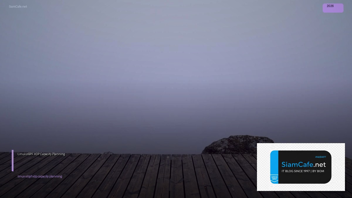 Linux eBPF XDP Capacity Planning — คู่มือฉบับสมบูรณ์ 2026 | SiamCafe Blog