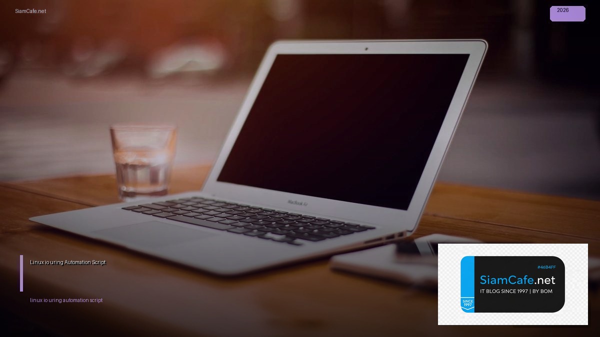 Linux io_uring Automation Script — คู่มือฉบับสมบูรณ์ 2026 | SiamCafe Blog