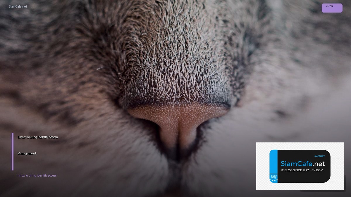 Linux io_uring Identity Access Management — คู่มือฉบับสมบูรณ์ 2026 | SiamCafe Blog