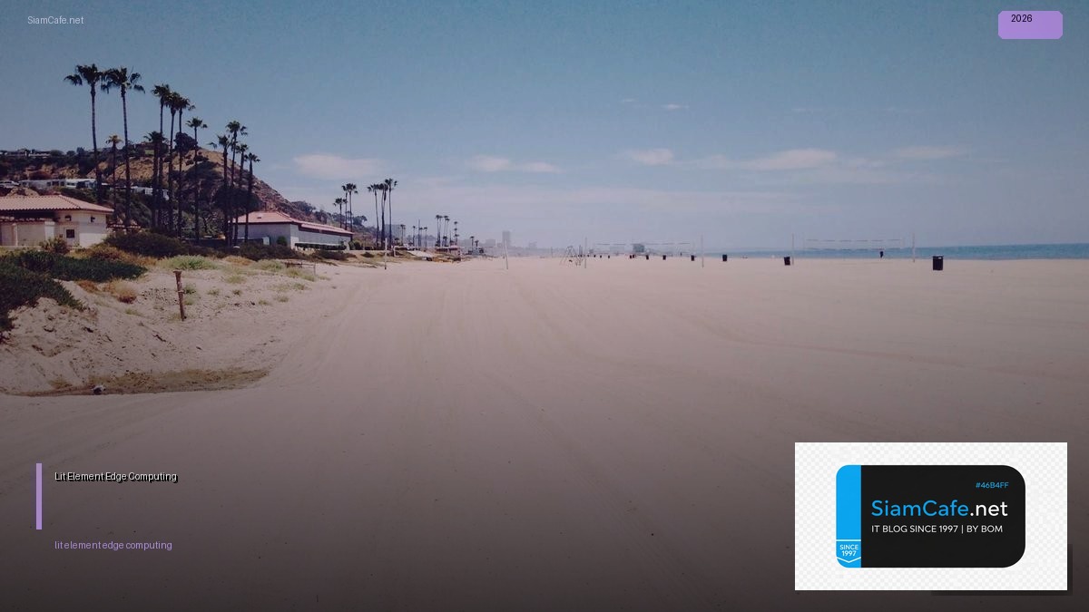 lit element edge computing