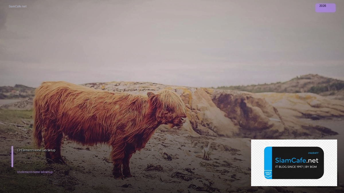 Lit Element Home Lab Setup — ทุกสิ่งที่ต้องรู้ในปี 2026 | SiamCafe Blog