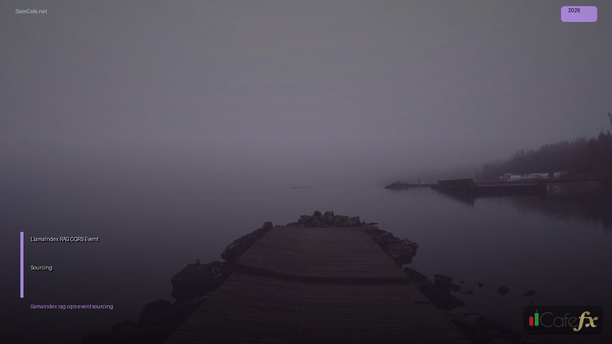 LlamaIndex RAG CQRS Event Sourcing — คู่มือฉบับสมบูรณ์ 2026 | SiamCafe Blog