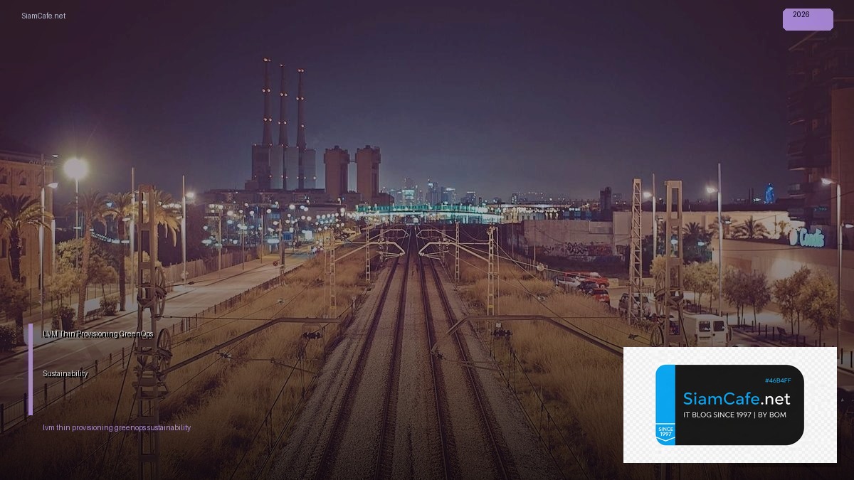 lvm thin provisioning greenops sustainability