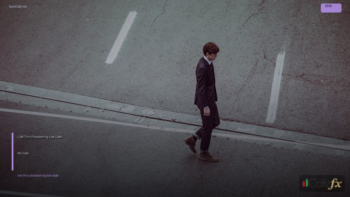 LVM Thin Provisioning Low Code No Code — คู่มือฉบับสมบูรณ์ 2026 | SiamCafe Blog