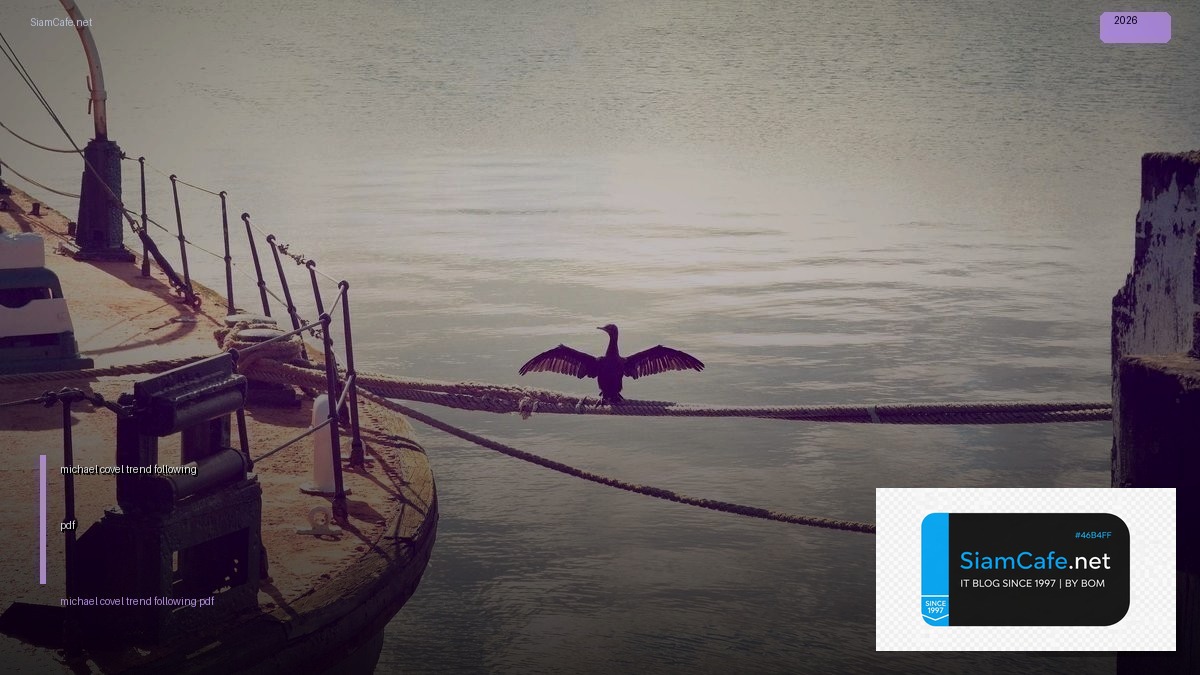 michael covel trend following pdf